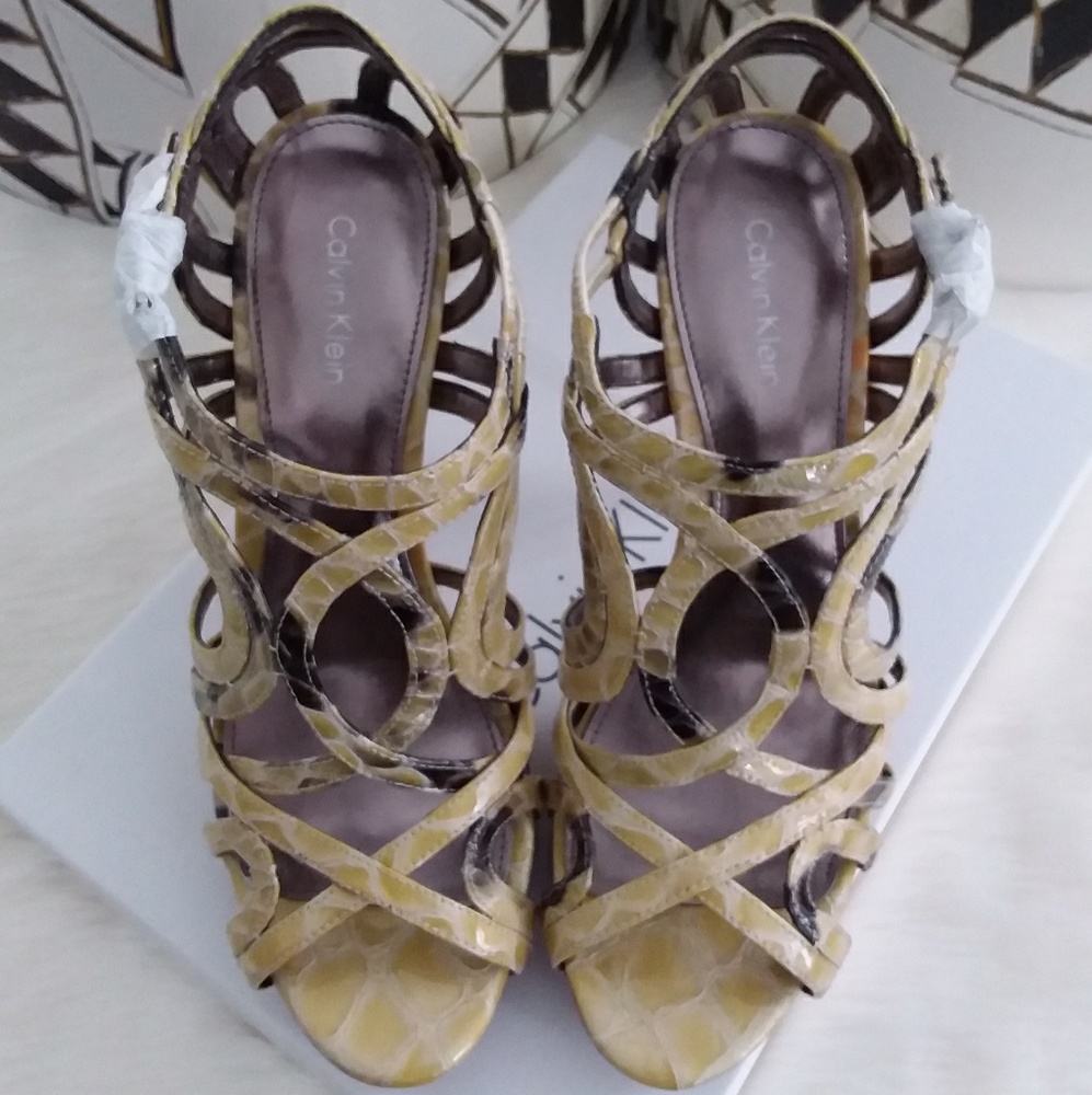 Calvin Klein 'Dylan' Caged Sandals